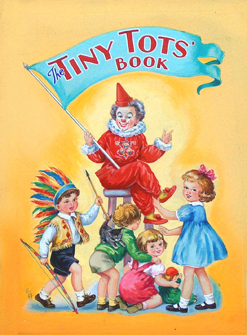 The Tiny Tots book cover (Original) (Signed) by E V Abbott at The Illustration Art Gallery