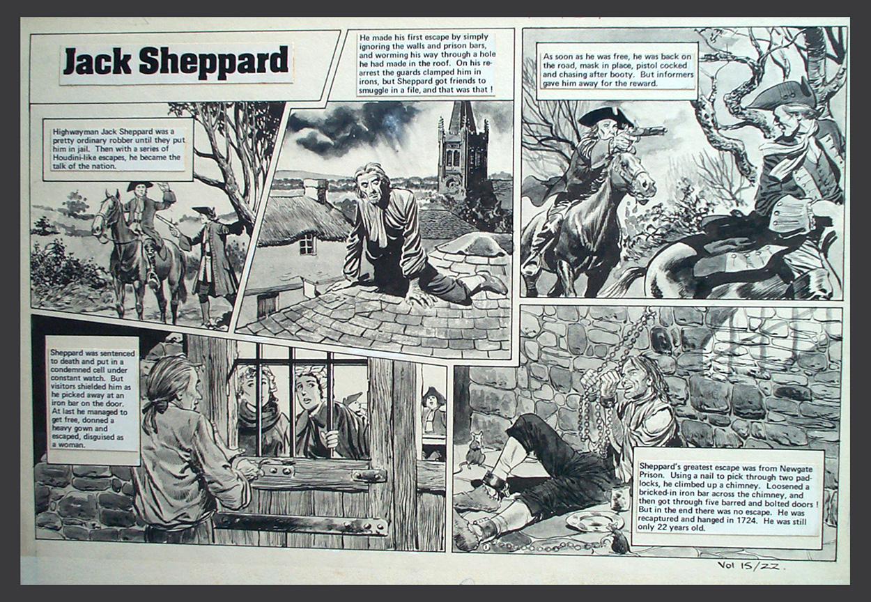 Jack Sheppard (Original) (Signed) art by Colin Andrew Art at The Illustration Art Gallery