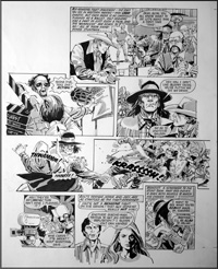 Fall Guy - Bar Fight (TWO pages) art by Jim Baikie