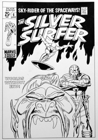 Silver Surfer 6 cover Re-Creation (Original)