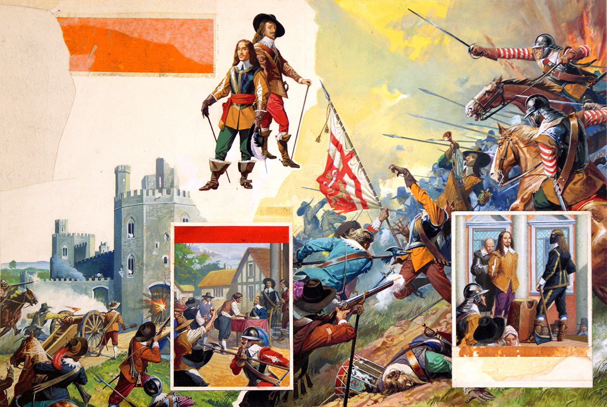 The English Civil War (Original) art by Severino Baraldi Art at The Illustration Art Gallery