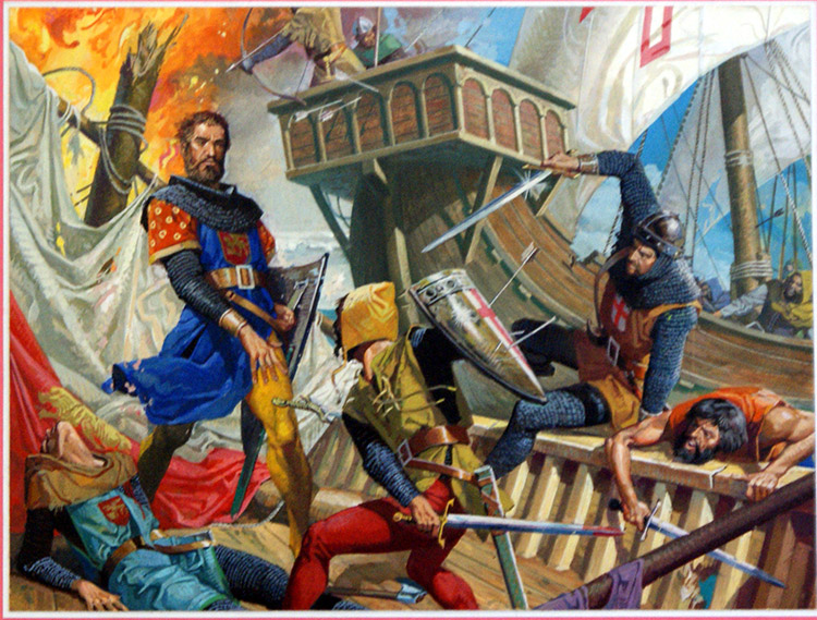 Marco Polo (Original) by Severino Baraldi at The Illustration Art Gallery