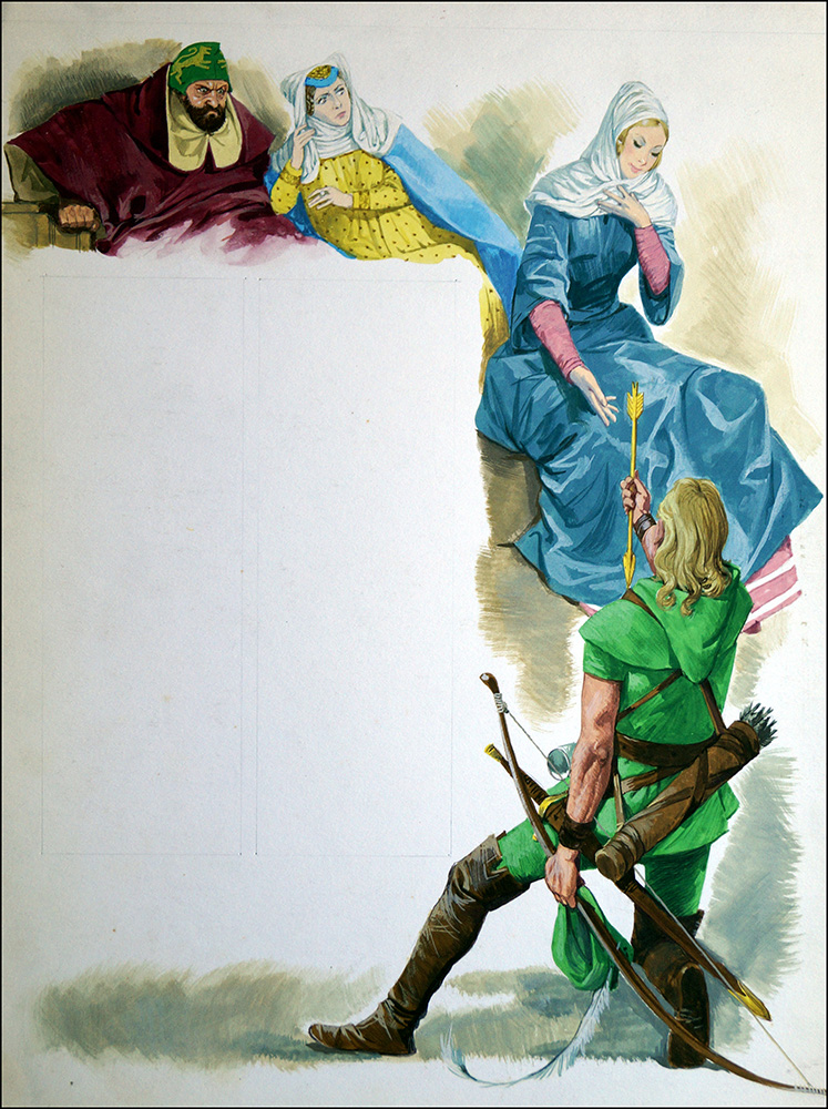 Robin Hood and Maid Marian (Original) art by Robin Hood (Baraldi) at The Illustration Art Gallery