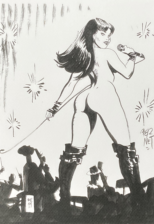 Clara Sings (Limited Edition Print) (Signed) by Jordi Bernet Art at The Illustration Art Gallery