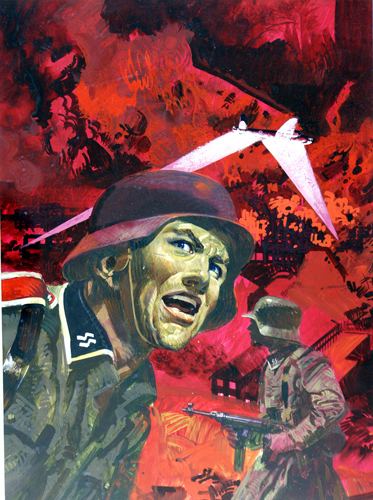 Air Ace Picture Library cover #387  'The Outsider' (Original) art by Alessandro Biffignandi at The Illustration Art Gallery
