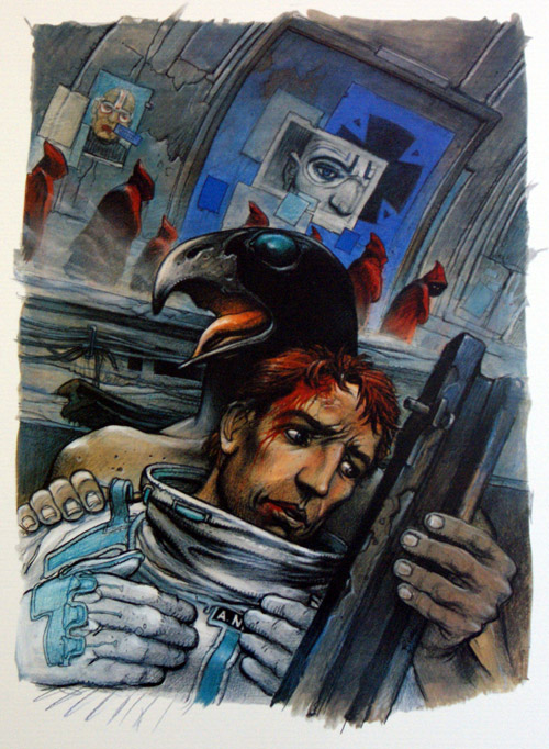Past Heures 5 (Limited Edition Print) by Enki Bilal Art at The Illustration Art Gallery