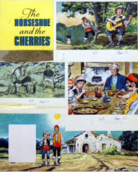The Horseshoe and the Cherries (Original) (Signed)