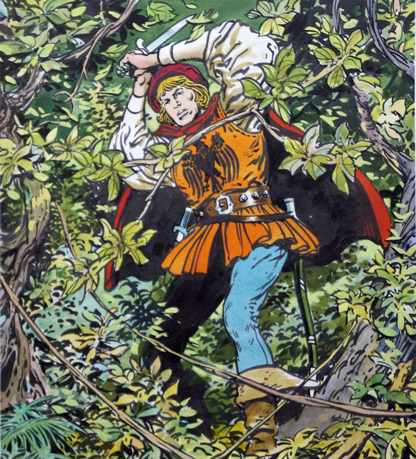Sleeping Beauty - Through The Wild Forest (Original) by Sleeping Beauty (Blasco) Art at The Illustration Art Gallery