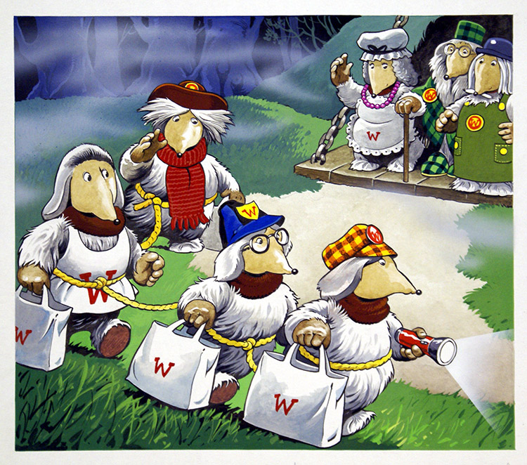The Wombles: Misty Morning (two boards) (Originals) by The Wombles (Blasco) Art at The Illustration Art Gallery