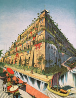 The Hanging Gardens of Babylon (Original Macmillan Poster) (Print)