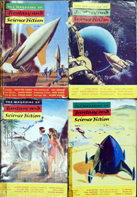 Fantasy and Science Fiction (UK): Volume III, #1 - #4 (1954) (4 issues) Fantasy and Science Fiction (UK): Volume III, #1 - #4 (1954) (4 issues)