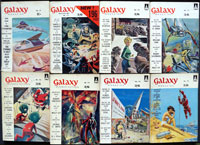 Galaxy Science Fiction: British Edition #71 to #79 excl #72 (8 ISSUES) Galaxy Science Fiction: British Edition #71 to #79 excl #72 (8 ISSUES)