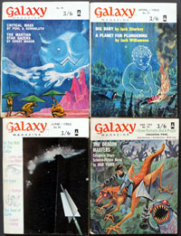 Galaxy Science Fiction: British Edition #90 to #93 (4 ISSUES) Galaxy Science Fiction: British Edition #90 to #93 (4 ISSUES)