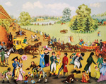Hyde Park on a Sunday, 1804 (Original Macmillan Poster) (Print)