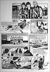 Bryan Robson Soccer Superstar Part 3 (TWO pages) (Originals)