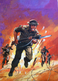 War Picture Library cover #34  'Fix Bayonets' (Original)