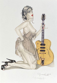 Guitar (Limited Edition Print) (Signed)
