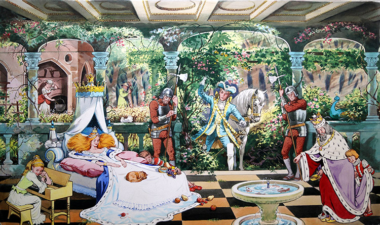 Sleeping Beauty: The Prince Arrives (Original) by Sleeping Beauty (Coelho) at The Illustration Art Gallery