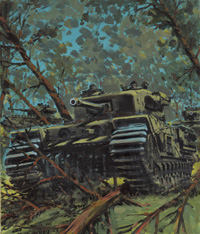 War Picture Library Cover  'Tanks' art by Graham Coton