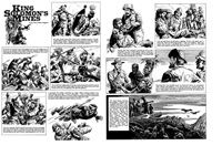 King Solomon's Mines Pages 21 and 22 (two pages) (Originals)