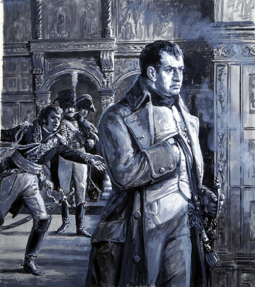 Napoleon in Moscow (Original) (Signed) by Cecil Doughty Art at The Illustration Art Gallery