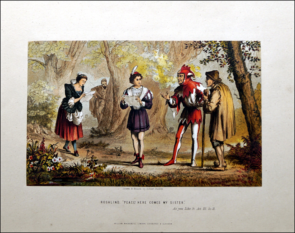 Scenes from Shakespeare - As You Like It (Print) art by Robert Dudley Art at The Illustration Art Gallery