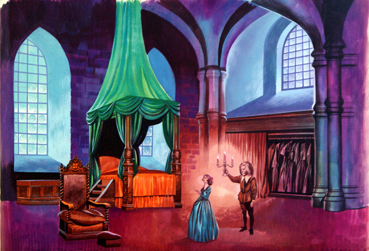 Beauty and the Beast - The Four-Poster (Original) by Beauty and the Beast (Ron Embleton) at The Illustration Art Gallery