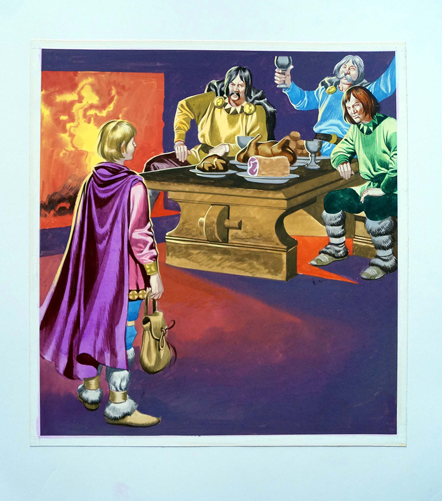 Magic Apples - Kicking Up (Original) art by Magic Apples (Ron Embleton) at The Illustration Art Gallery