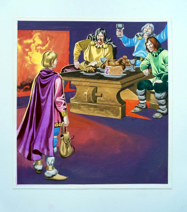 Magic Apples - Kicking Up (Original) by Magic Apples (Ron Embleton) at The Illustration Art Gallery