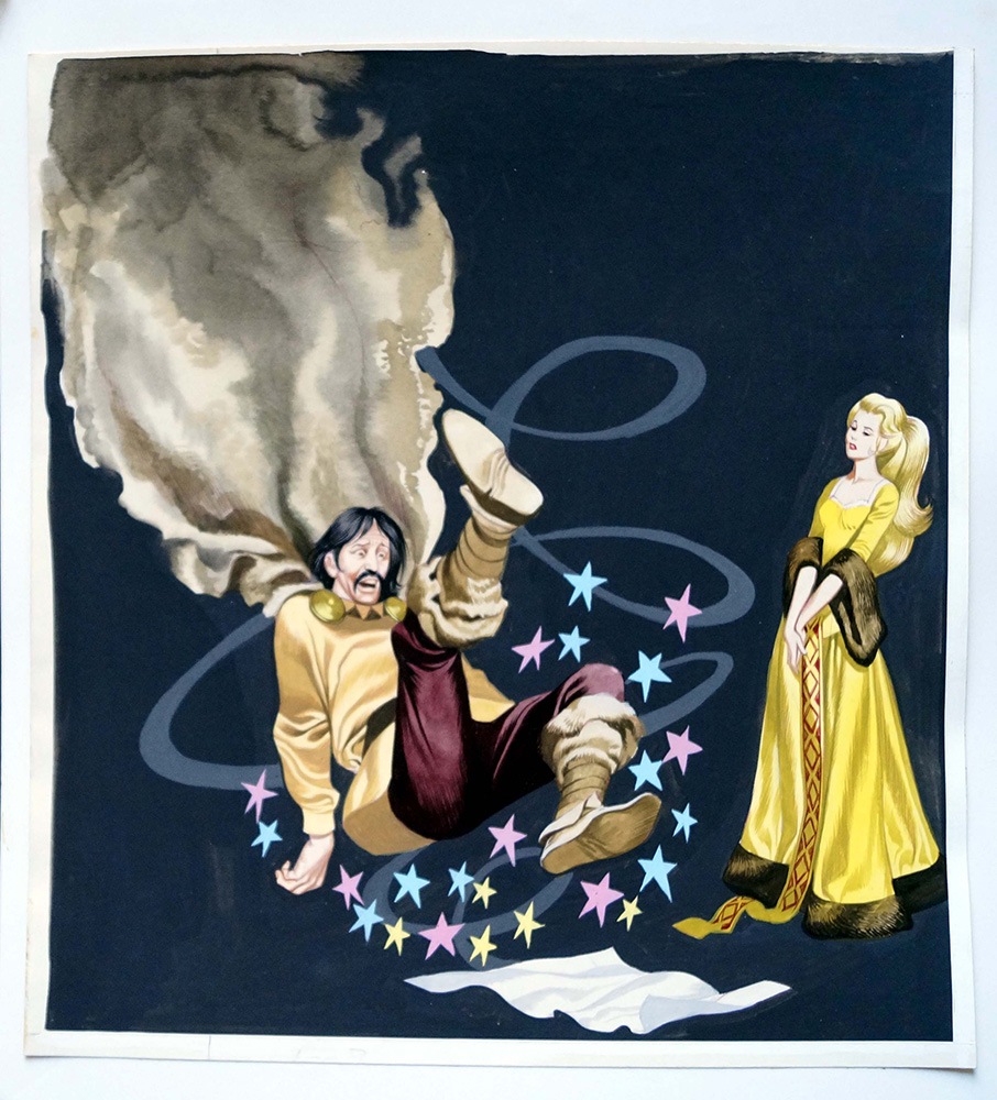 Magic Apples - Break-dance (Original) art by Magic Apples (Ron Embleton) at The Illustration Art Gallery
