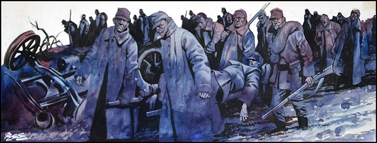 The Defeated (Original) (Signed) by World War I (Ron Embleton) at The Illustration Art Gallery