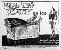 Sleeping Beauty On Ice (Original) (Signed)