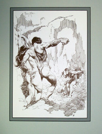 Edgar Rice Burroughs 4 Stone Knives (Limited Edition Print)