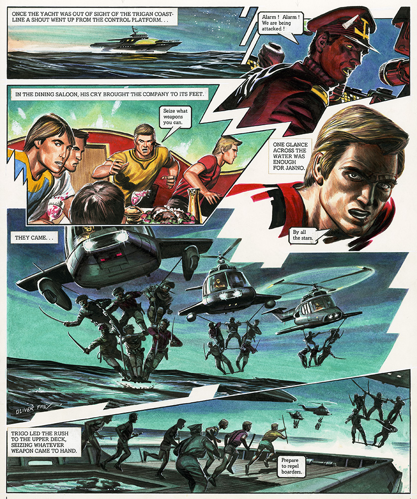 The Trigan Empire: Look and Learn issue 775 (20 Nov 1976) (Original) (Signed) art by The Trigan Empire (Oliver Frey) at The Illustration Art Gallery