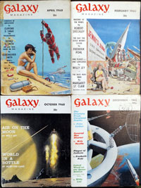 Galaxy Science Fiction: 1960 (+ 1 ISSUE FROM 1962) Galaxy Science Fiction: 1960 (+ 1 ISSUE FROM 1962)