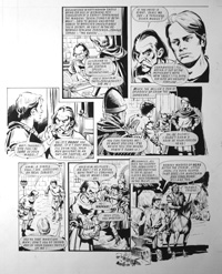Robin of Sherwood - Blacksmith  (TWO pages) art by Phil Gascoine