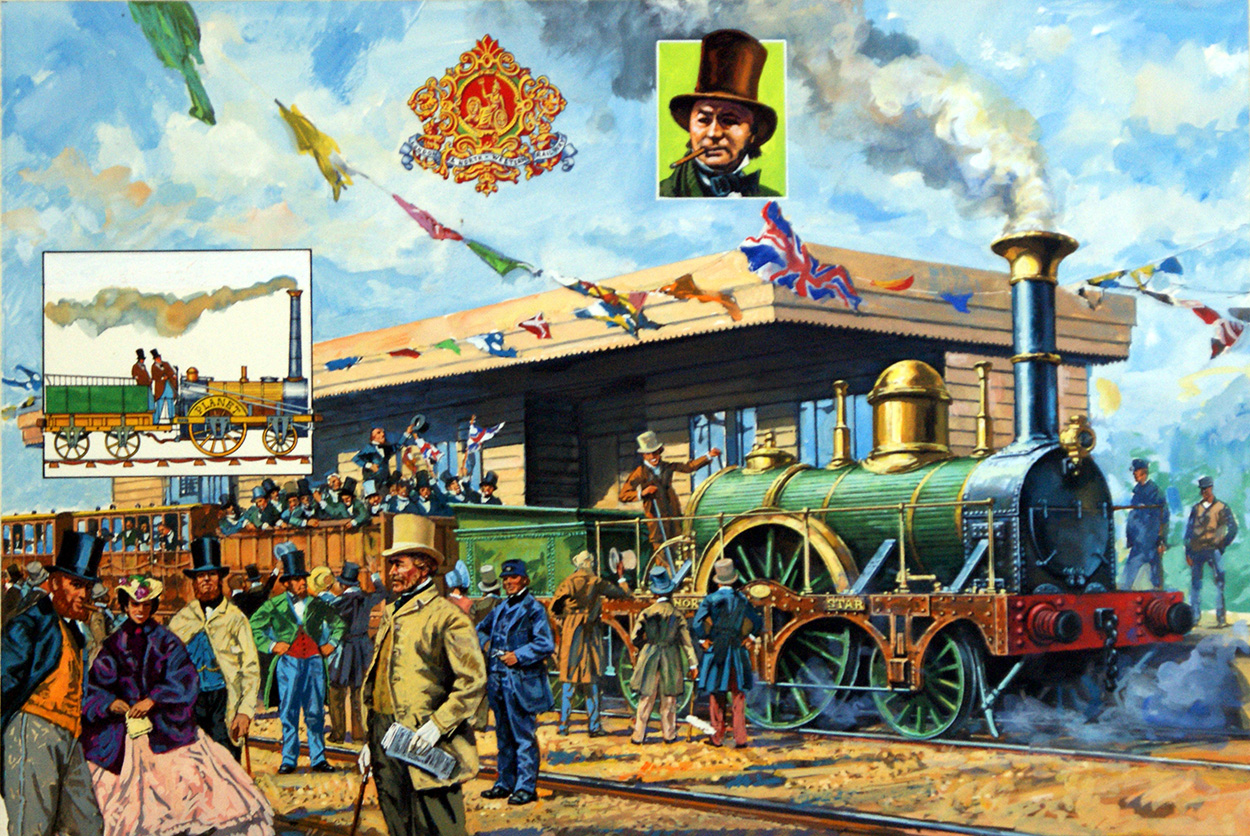 Rail Fever (Original) art by Harry Green at The Illustration Art Gallery