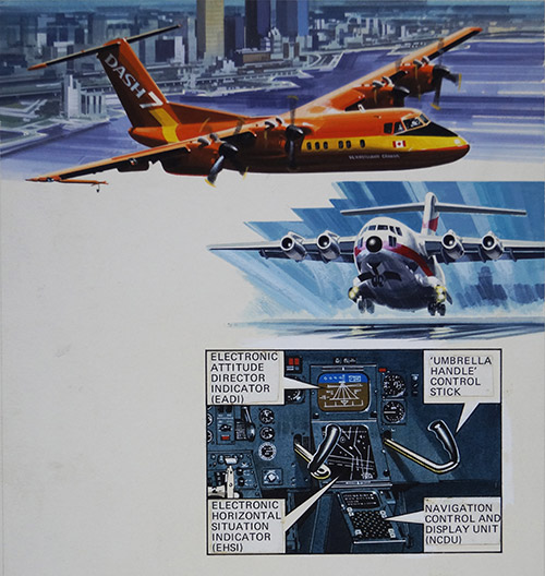Dash 7 (Original) by Air (Wilf Hardy) at The Illustration Art Gallery