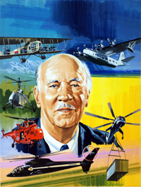 Meet Mr Helicopter art by Wilf Hardy