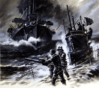 U-Boat Sunk - The End of U-15 (Original)