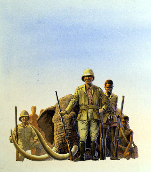 Big Game Hunting (Original) by Bob Hersey at The Illustration Art Gallery