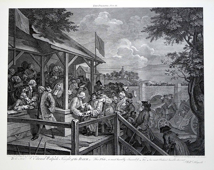 The Polling (Print) by William Hogarth at The Illustration Art Gallery