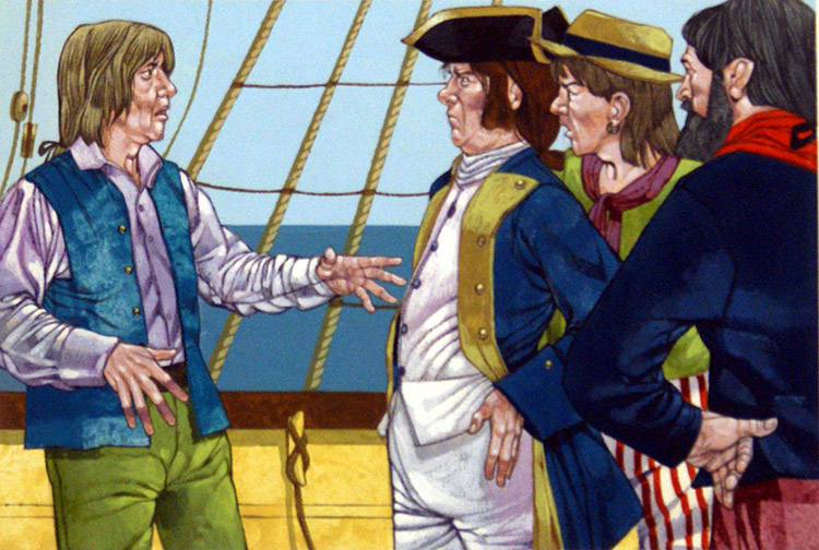 Gulliver's Travels: Voyage to Brobdingnag - The Captain (Original) by Gulliver's Travels (Hook) at The Illustration Art Gallery