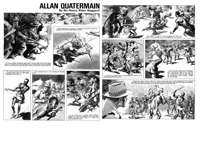 Allan Quatermain Pages 7 and 8 (TWO pages) (Originals)