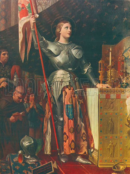 Joan of Arc at Rheims (Original Macmillan Poster) (Print) by Ingres at The Illustration Art Gallery