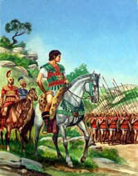 Alexander with his Army on the March (Original)
