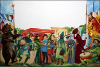 A Medieval Fair art by Peter Jackson