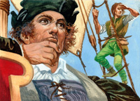 Columbus At The Mast (Original)