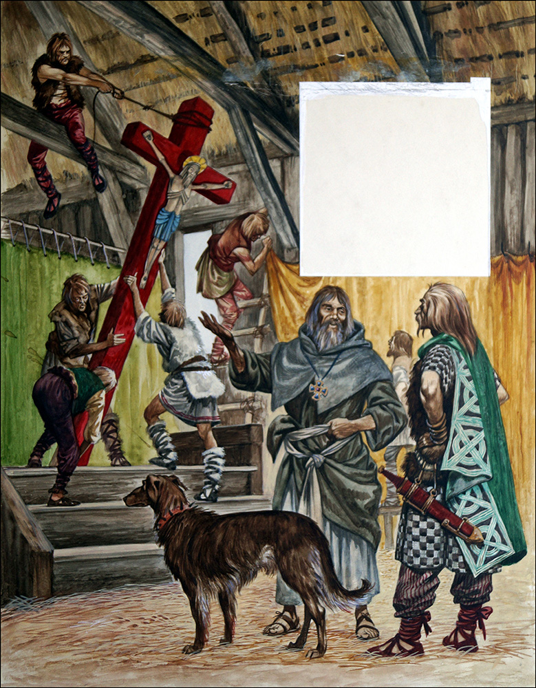 Saint Patrick (Original) art by Peter Jackson Art at The Illustration Art Gallery