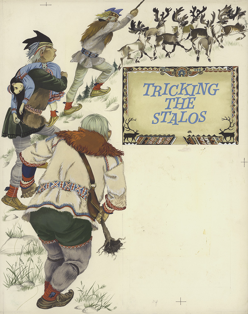 Tricking The Stalos (Original) art by Janet & Anne Grahame Johnstone at The Illustration Art Gallery
